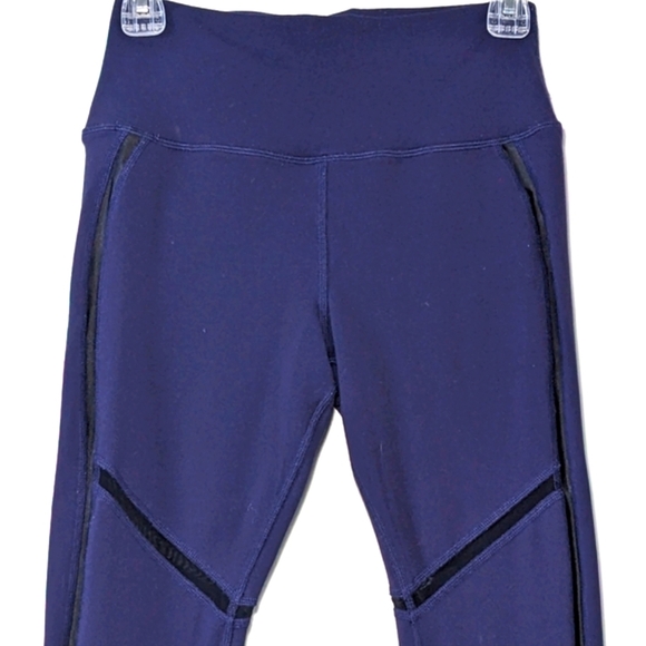 Alo Yoga High-Waist Continuity Yoga Leggings Full Length Blue Navy Size M - Picture 4 of 13